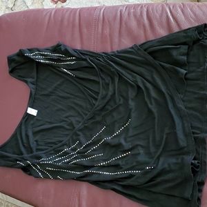 Black/Silver Tank top